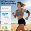 LIGE ECG + PPG Bracelet intelligent hommes femmes acide uricique graisse corporelle température BP cinq organes santé Smartwatch sport Fitness bande
