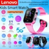 Montre Connectée Enfant Lenovo Étanche IP57 SOS GPS Caméra Appel Carte SIM Multifonctionnelle 5G Cadeau Montre Sport Tracker 2026