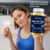 Capsules multivitamines deux par jour - avec vitamines et minéraux, améliore les niveaux d'énergie, soutien immunitaire, antioxydant