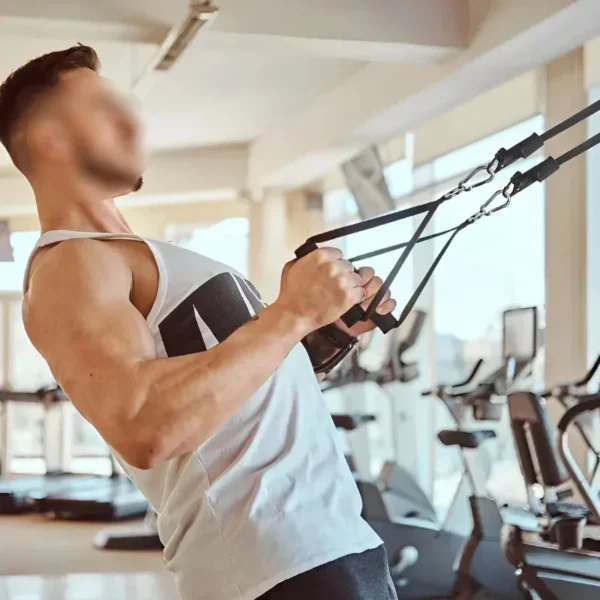 Bandes de résistance professionnelles pour exercices de gymnastique, 2 pièces, avec poignées antidérapantes, accessoires de Fitness