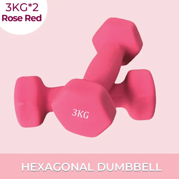 Haltères d'entraînement physique à domicile, en matériau mat trempé, 2 x 1 kg / 2 x 2 kg / 2 x 3 kg, adaptés à l'entraînement physique, au musculation, au Pilates, aux exercices modifiés et à l'entraînement de force, disponibles en différentes couleurs et aux poids.