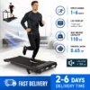 Tapis de Course Pliable, 1-6 km/h, Inclinaison Réglable, Écran LED, Silencieux, Compact, Fitness Maison, Charge 110kg