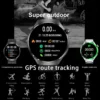 Montre 4 Pro montre intelligente hommes GPS sport Tracker NFC 1.53 "écran HD moniteur de santé montres Bluetooth appel SmartWatch