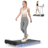 Tapis roulant électrique 2-en-1 pour la maison, 1-12 km/h, 3 niveaux d'inclinaison, application Bluetooth, écran LED, capacité de 120 kg, 220V E