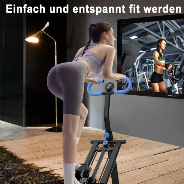 Steppeur à résistance réglable, équipement de fitness domestique amélioré pour l'entraînement à domicile et au bureau