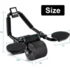 Support de coude roue abdominale roue de rebond noyau anti-dérapant entraîneur musculaire Ab avec compteur affichage roue de rouleau d'exercice de Fitness