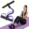Tendeur à six tubes multifonctionnel pour fitness domestique, yoga, renforcement abdominal, bande de résistance, corde de tension, aide aux sit-ups