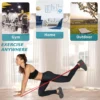 Bande de Résistance Robuste à 7 Niveaux pour Entraînement d'Agilité, Équipement de Gymnastique, Accessoires de Yoga et Pilates, Bande en Caoutchouc pour la Maison