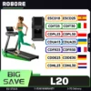 Tapis roulant inclinaison réglable à 15 %, vitesse de 14 km/h, moteur puissant sans balais de 3,5 CV, charge maximale de 180 kg, bande de course de 40×107 cm, écran LED et accoudoirs pour la fréquence cardiaque, système d'absorption des chocs multicouche pour la protection des genoux, surface de course extra-large