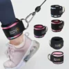 Sangle de cheville pour machines à câble et bandes de résistance, fixation de manchette d'entraînement pour la maison et la salle de sport, les entraînements des fessiers – Des patins
