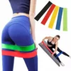 Bandes de résistance de Sport de Yoga de différentes couleurs, équipement de gymnastique TPE, bandes élastiques de Fitness à domicile, entraînement de force Pilates