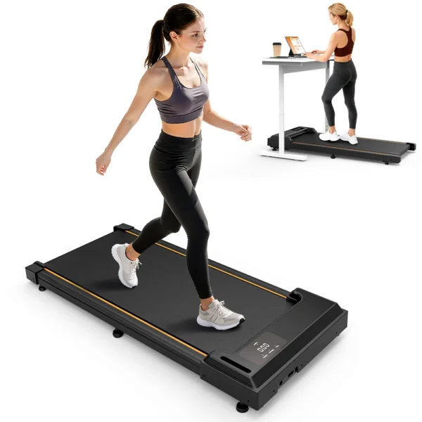 Tapis de course – Écran LED, vitesse de 1 à 6 km/h, moteur 2,25 CV, zone de course de 900 x 380 mm, utilisation domestique
