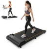 Tapis de course – Écran LED, vitesse de 1 à 6 km/h, moteur 2,25 CV, zone de course de 900 x 380 mm, utilisation domestique