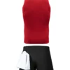 Ensemble de vêtements de sport pour hommes, t-shirt de compression sans manches, débardeur, short de sport 2 en 1 avec poche pour téléphone et boucle pour serviette