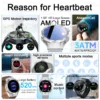 Nouvelle Montre Connectée Professionnelle 2027, Écran AMOLED 1,53'', GPS, Boussole, Plus de 100 Modes Sportifs, Appel Bluetooth, Étanche 3ATM, pour Hommes