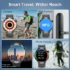 Montre 4 Pro montre intelligente hommes GPS sport Tracker NFC 1.53 "écran HD moniteur de santé montres Bluetooth appel SmartWatch