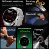 Nouvelle Montre Connectée G6 Max 2026 avec Batterie 1000 mAh, Appel Bluetooth, Suivi GPS, Lampe Torche LED et Moniteur de Fréquence Cardiaque pour Hommes