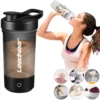 Nouveau Shaker tasse USB charge Shaker tasse pour protéines Shaker repas remplacement Shake Portable salle de sport bouteille d'eau tasse de mélange