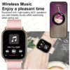 Nouvelle montre connectée sportive pour femme 2026, écran 2,01 pouces, étanche IP68K, GPS, appels Bluetooth, suivi santé et fréquence cardiaque, bracelet