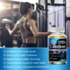 L-Arginine Boost Endurance | Boost Capsules végétariennes de supplément de précursseur d'oxyde nitrique masculine
