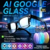 Lunettes de soleil intelligentes HD AI pour hommes et femmes, 800W, traduction AI, lecture de musique, enregistrement vidéo HD 8K, changement de couleur, nouveauté 2026