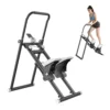 Steppeur Appareil de Fitness à Bandes de Résistance avec Guidon à 3 Niveaux et Pédale à 3 Niveaux, Écran LCD pour la Maison