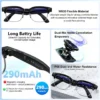 Nouvelles lunettes intelligentes 800W avec caméra Pixel 2026 pour hommes, enregistrement vidéo, reconnaissance photo IA, appel Bluetooth, traduction vocale, lunettes de soleil pour homme