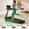 Tapis roulant Moteur 3,5 CV, charge maximale de 180 kg】Inclinaison réglable à 15 %, vitesse maximale de 14 km/h, bande de course de 40×107 cm, capteur LED et fréquence cardiaque