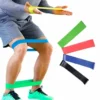 Bandes de résistance de Sport de Yoga de différentes couleurs, équipement de gymnastique TPE, bandes élastiques de Fitness à domicile, entraînement de force Pilates