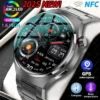 Montre 4 Pro montre intelligente hommes GPS sport Tracker NFC 1.53 "écran HD moniteur de santé montres Bluetooth appel SmartWatch
