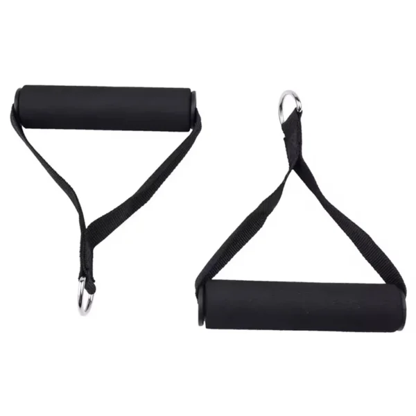 Bandes de résistance professionnelles pour exercices de gymnastique, 2 pièces, avec poignées antidérapantes, accessoires de Fitness