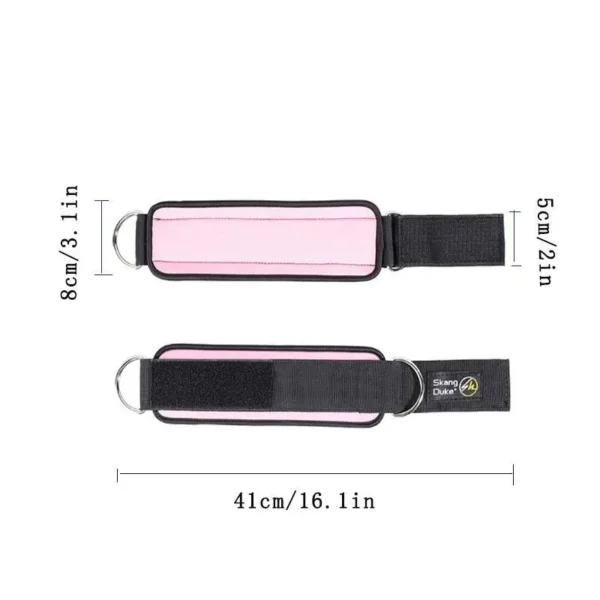 Sangle de cheville pour machines à câble et bandes de résistance, fixation de manchette d'entraînement pour la maison et la salle de sport, les entraînements des fessiers – Des patins