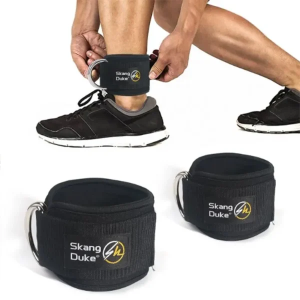 Sangle de cheville pour machines à câble et bandes de résistance, fixation de manchette d'entraînement pour la maison et la salle de sport, les entraînements des fessiers – Des patins