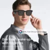 Nouvelles Lunettes Intelligentes IA 2026 avec Caméra de Prise de Vue 800W, Photo et Vidéo HD, Appel Vocal, Traduction, Étanche, Bluetooth, Lunettes de Moto IA