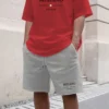 Ensemble de shorts et t-shirt à manches courtes pour homme, style streetwear, imprimé MILANO, décontracté, 2 pièces, respirant, tenue décontractée pour la maison