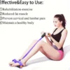Tendeur à six tubes multifonctionnel pour fitness domestique, yoga, renforcement abdominal, bande de résistance, corde de tension, aide aux sit-ups