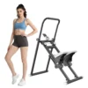 Steppeur Appareil de Fitness à Bandes de Résistance avec Guidon à 3 Niveaux et Pédale à 3 Niveaux, Écran LCD pour la Maison