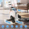 Rameur magnétique silencieux pour la maison avec 32 niveaux de résistance, application et écran LCD - Équipement de fitness facile à assembler
