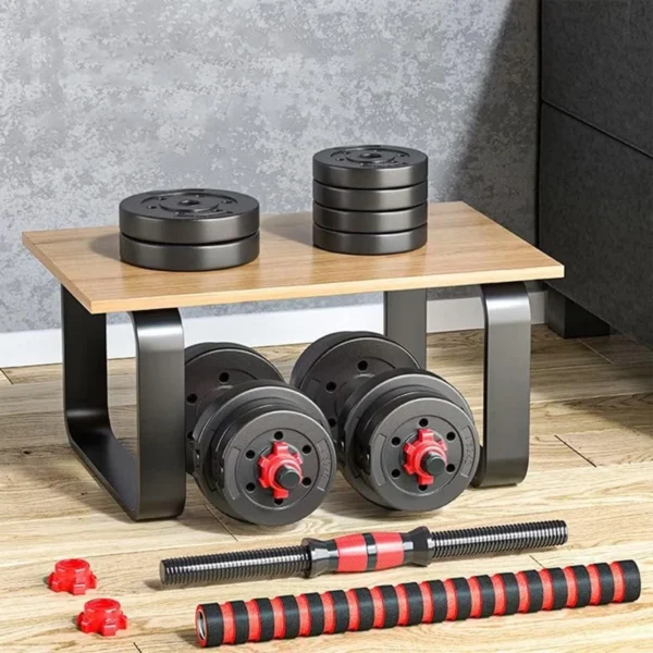 Haltères 10Kg/20Kg, équipement d'intérieur de fitness pour hommes, poids réglable, spécial pour l'entraînement musculaire des bras dans le dortoir à domicile, ensemble d'haltères pour hommes et femmes