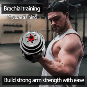 Haltères 10Kg/20Kg, équipement d'intérieur de fitness pour hommes, poids réglable, spécial pour l'entraînement musculaire des bras dans le dortoir à domicile, ensemble d'haltères pour hommes et femmes