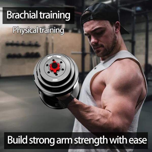 Haltères 10Kg/20Kg, équipement d'intérieur de fitness pour hommes, poids réglable, spécial pour l'entraînement musculaire des bras dans le dortoir à domicile, ensemble d'haltères pour hommes et femmes