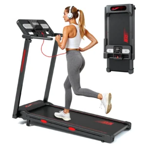 Tapis de course pliable pour la maison : réglage de l'inclinaison de 0 % à 12 %, vitesse de 1 à 14 km/h, capacité de charge de 150 kg, ultra-silencieux, écran LED, 12 programmes d'entraînement, équipement de fitness à domicile