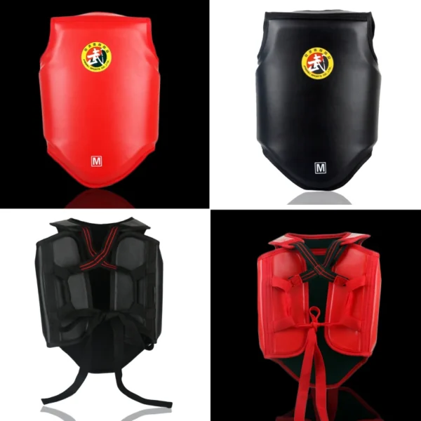 Nouveau protecteur de poitrine MMA épaissi Sanda lutte soutien de la poitrine équipement de protection boxe Sparring combat corps protecteur