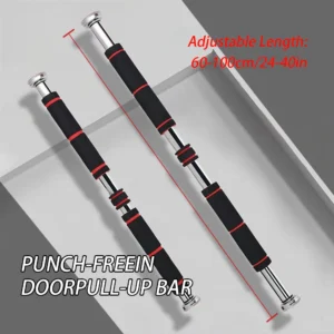 Home Fitness Pull-Up à barre simple et parallèle, équipement de fitness spécial fitness et sport, réglable de 60 cm à 100 cm, adapté aux hommes de musculation pour exercer la force de la poitrine et des épaules, facile à installer, convient aux amateurs de fitness