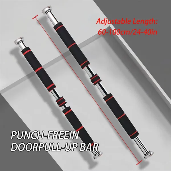 Home Fitness Pull-Up à barre simple et parallèle, équipement de fitness spécial fitness et sport, réglable de 60 cm à 100 cm, adapté aux hommes de musculation pour exercer la force de la poitrine et des épaules, facile à installer, convient aux amateurs de fitness