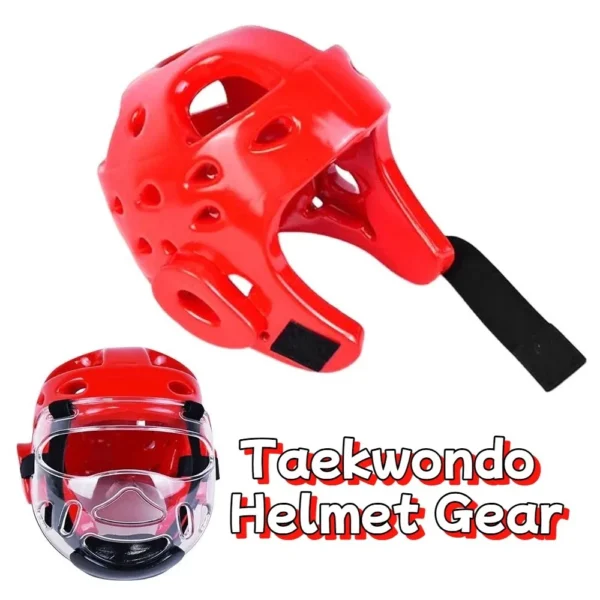 Casque de protection Taekwondo S/M/L, casque portable de Muay Thai, casque de karaté moulé en une seule pièce sans couture, sport de combat