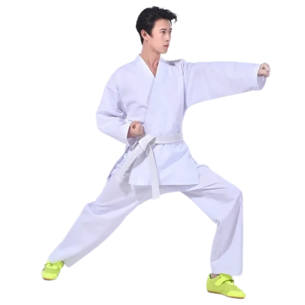 Équipement de karaté à manches longues trempé, uniforme Gi, jéet kune do, taekwondo, melon al, enfants et adultes