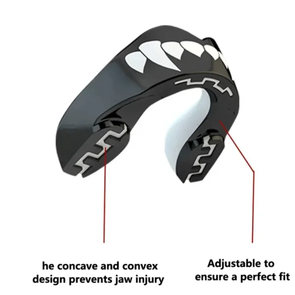 kf-S2c9bf64f073246a9b15bef5e612b1731z Protège-dents de boxe à motif de dents 3D, ajustement parfait pour adultes avec étui, protège-dents adapté à la boxe Sanda et tous les sports de balle, 1 pièce