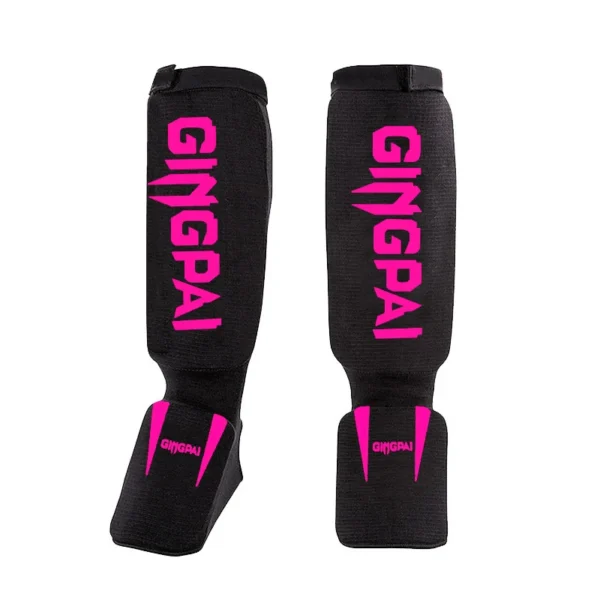 Protège-tibia en coton, équipement de protection du pied, soutien de rinçage, leggings de boxe, karaté, Sanda, Taekwondo, Muay Thai