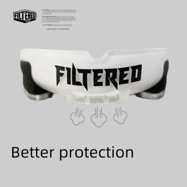 Protège-dents de boxe thaïlandaise pour adultes, protège-dents de sport filtré, protection de rugby, entraînement MMA, rapide, gastronomie